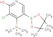 3-Chloro-5-(4,4,5,5-tetramethyl-1,3,2-dioxaborolan-2-yl)-4-(trimethylsilyl)pyridin-2(1H)-one