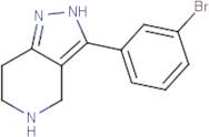 3-(3-Bromophenyl)-4,5,6,7-tetrahydro-2H-pyrazolo[4,3-c]pyridine