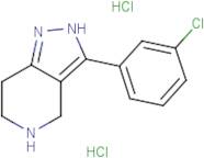 3-(3-Chlorophenyl)-4,5,6,7-tetrahydro-2H-pyrazolo[4,3-c]pyridine dihydrochloride
