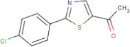 1-[2-(4-Chlorophenyl)-1,3-thiazol-5-yl]ethanone
