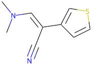 (2Z)-3-(Dimethylamino)-2-(thiophen-3-yl)prop-2-enenitrile