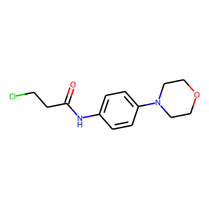 3-Chloro-N-[4-(morpholin-4-yl)phenyl]propanamide