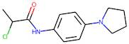 2-Chloro-N-[4-(pyrrolidin-1-yl)phenyl]propanamide