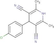 4-(4-Chlorophenyl)-2,6-dimethyl-1,4-dihydropyridine-3,5-dicarbonitrile
