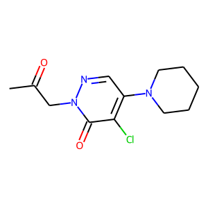 4-Chloro-2-(2-oxopropyl)-5-(piperidin-1-yl)-2,3-dihydropyridazin-3-one