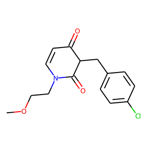 3-[(4-Chlorophenyl)methyl]-4-hydroxy-1-(2-methoxyethyl)-1,2-dihydropyridin-2-one