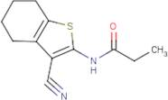 N-(3-Cyano-4,5,6,7-tetrahydro-1-benzothiophen-2-yl)propanamide