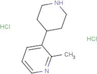 2-Methyl-3-(piperidin-4-yl)pyridine dihydrochloride