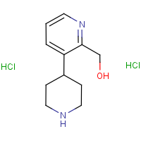 (3-(Piperidin-4-yl)pyridin-2-yl)methanol dihydrochloride