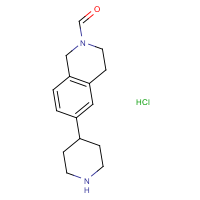 6-(Piperidin-4-yl)-3,4-dihydroisoquinoline-2(1H)-carbaldehyde hydrochloride