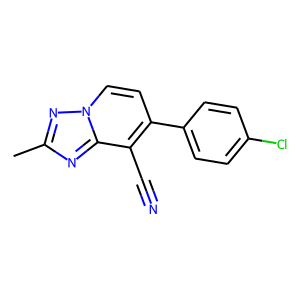 7-(4-Chlorophenyl)-2-methyl-[1,2,4]triazolo[1,5-a]pyridine-8-carbonitrile