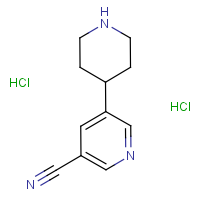 5-(Piperidin-4-yl)nicotinonitrile dihydrochloride