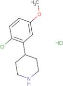 4-(2-Chloro-5-methoxyphenyl)piperidine hydrochloride