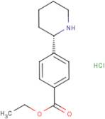 Ethyl (S)-4-(piperidin-2-yl)benzoate hydrochloride