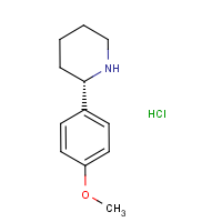 (S)-2-(4-Methoxyphenyl)piperidine hydrochloride