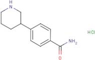 4-(Piperidin-3-yl)benzamide hydrochloride