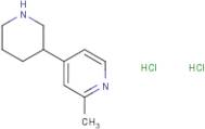 2-Methyl-4-(piperidin-3-yl)pyridine dihydrochloride