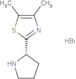 (S)-4,5-Dimethyl-2-(pyrrolidin-2-yl)thiazole hydrobromide