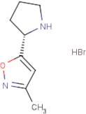 (S)-3-Methyl-5-(pyrrolidin-2-yl)isoxazole hydrobromide