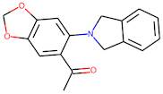 1-[6-(2,3-Dihydro-1H-isoindol-2-yl)-2H-1,3-benzodioxol-5-yl]ethan-1-one