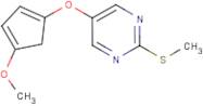 5-((4-Methoxycyclopenta-1,3-dien-1-yl)oxy)-2-(methylthio)pyrimidine