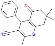 2,7,7-Trimethyl-5-oxo-4-phenyl-1,4,5,6,7,8-hexahydroquinoline-3-carbonitrile