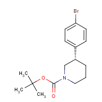 tert-Butyl (S)-3-(4-bromophenyl)piperidine-1-carboxylate