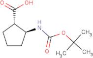 (1S,2S)-2-((tert-Butoxycarbonyl)amino)cyclopentane-1-carboxylic acid