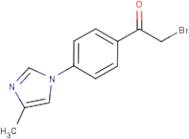 2-Bromo-1-(4-(4-methyl-1H-imidazol-1-yl)phenyl)ethan-1-one