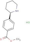 Methyl (R)-4-(piperidin-2-yl)benzoate hydrochloride