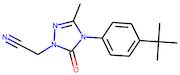 2-[4-(4-tert-Butylphenyl)-3-methyl-5-oxo-4,5-dihydro-1H-1,2,4-triazol-1-yl]acetonitrile