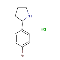 (S)-2-(4-Bromophenyl)pyrrolidine hydrochloride