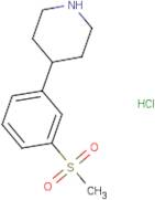 4-(3-(Methylsulfonyl)phenyl)piperidine hydrochloride