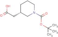 (S)-2-(1-(tert-Butoxycarbonyl)piperidin-3-yl)acetic acid