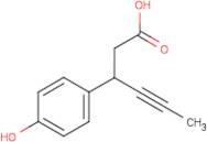 3-(4-Hydroxyphenyl)hex-4-ynoic acid