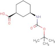 (1S,3R)-3-((tert-Butoxycarbonyl)amino)cyclohexane-1-carboxylic acid