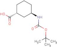 (1R,3R)-3-((tert-Butoxycarbonyl)amino)cyclohexane-1-carboxylic acid