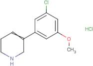 5-(3-Chloro-5-methoxyphenyl)-1,2,3,6-tetrahydropyridine hydrochloride