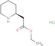 Ethyl (S)-2-(piperidin-2-yl)acetate hydrochloride