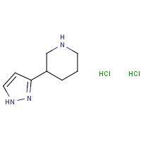 3-(1H-Pyrazol-3-yl)piperidine dihydrochloride