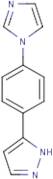 5-[4-(1H-Imidazol-1-yl)phenyl]-1H-pyrazole