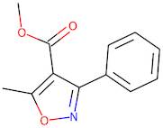 Methyl 5-methyl-3-phenyl-1,2-oxazole-4-carboxylate