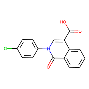 2-(4-Chlorophenyl)-1-oxo-1,2-dihydroisoquinoline-4-carboxylic acid