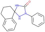 4'-Phenyl-3,4-dihydro-2H-spiro[naphthalene-1,2'-[1,3,4]triazolidine]-5'-one