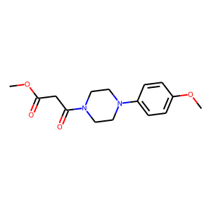 Methyl 3-[4-(4-methoxyphenyl)piperazin-1-yl]-3-oxopropanoate