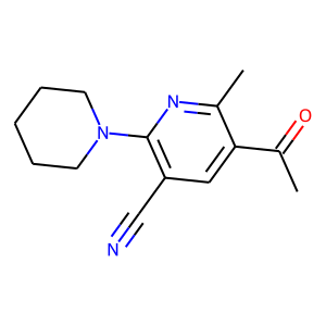 5-Acetyl-6-methyl-2-(piperidin-1-yl)pyridine-3-carbonitrile