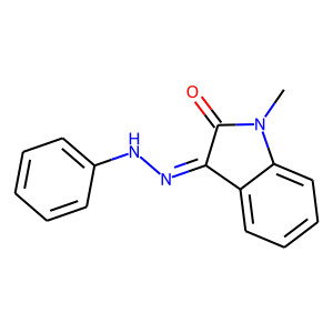 (3Z)-1-Methyl-3-(2-phenylhydrazin-1-ylidene)-2,3-dihydro-1H-indol-2-one