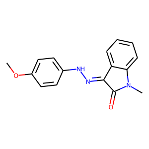 (3E)-3-[2-(4-Methoxyphenyl)hydrazin-1-ylidene]-1-methyl-2,3-dihydro-1H-indol-2-one