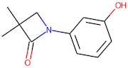 1-(3-Hydroxyphenyl)-3,3-dimethylazetidin-2-one