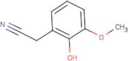 2-Hydroxy-3-methoxyphenylacetonitrile
